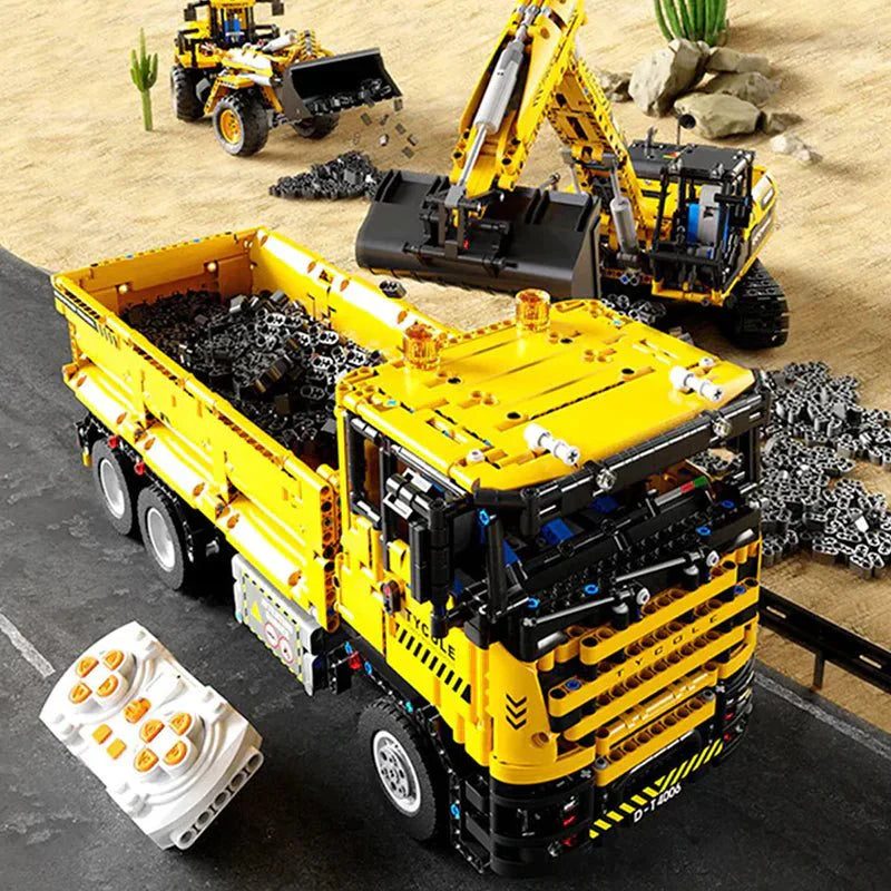Mould King 13112 - RC Heavy-Duty Excavator - vue 5 | Power Blockz