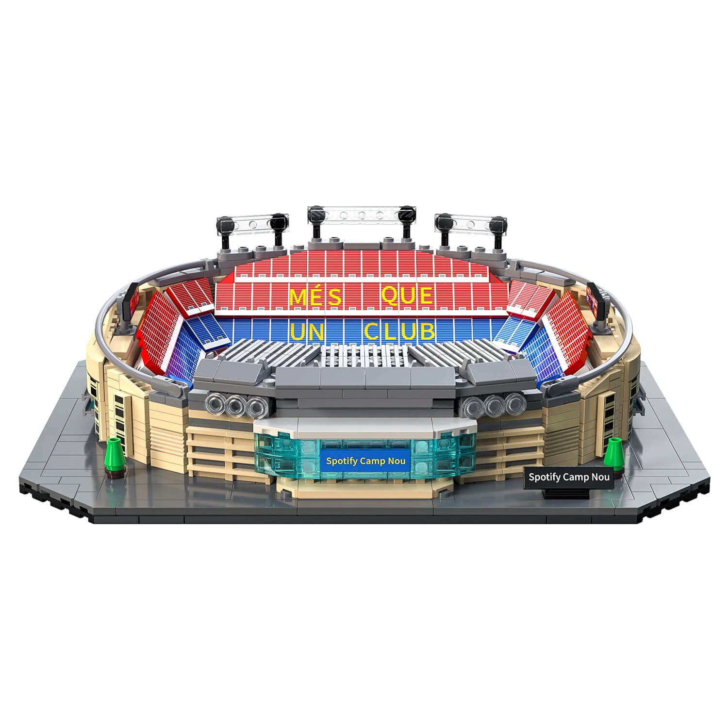 C66023W with our box - FC Barcelona Spotify Camp Nou - vue 2 | Power Blockz