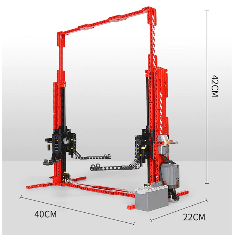 Mould King 13053 - Electric Car Lift - vue 6 | Power Blockz