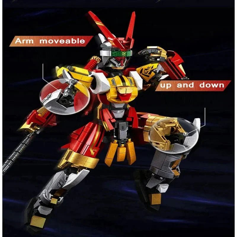 Monkey King Mecha Robot Cyber Wukong | 755pcs - Monkey King Mecha Robot Cyber Wukong - vue 2 | Power Blockz