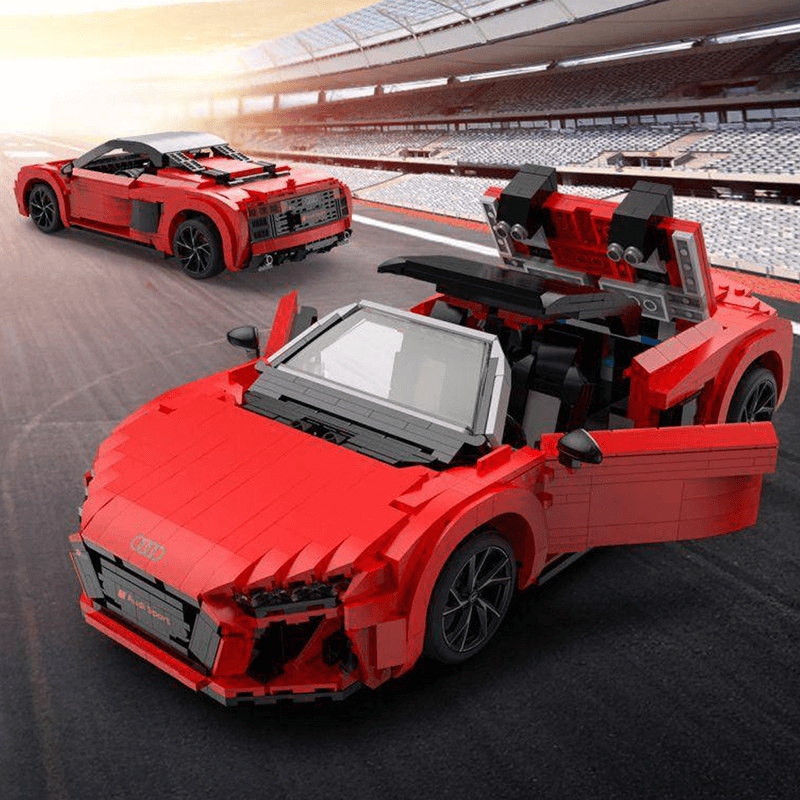 Rastar 93800 - Audi R8 Spyder - vue 7 | Power Blockz