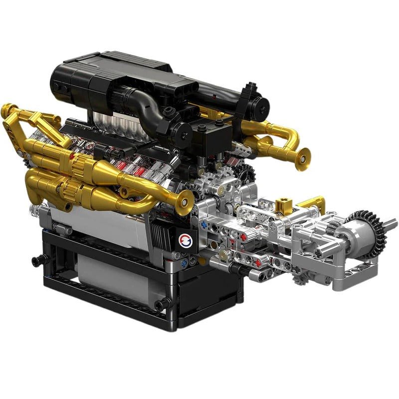 Mould King 10224 - 6.5L V12 N/A Valkyrie Engine Kit - vue 5 | Power Blockz