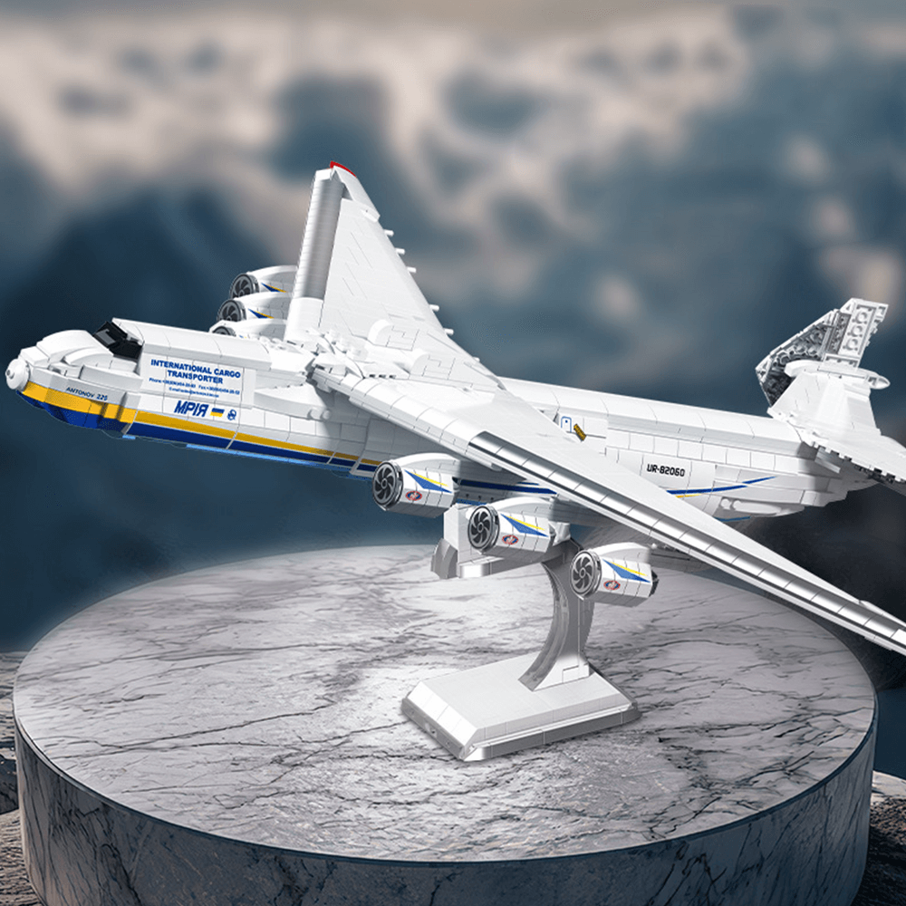 Jiestar JJ9093 - Antonov An-225 Giant Cargo Plane - vue 3 | Power Blockz