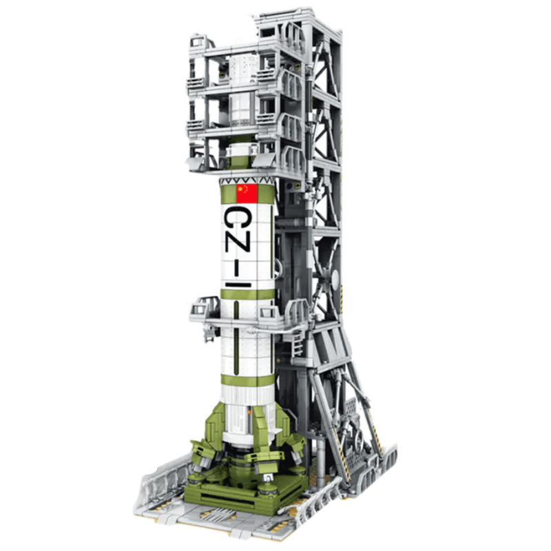 Sembo 203306 - Dongfanghong Satellite Launch Pad | Power Blockz