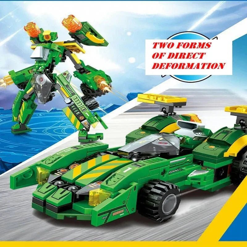 Sembo Mechanical Transformation Truck Car - Mechanical Transformation Truck Car Robot Bricks Toy - vue 8 | Power Blockz