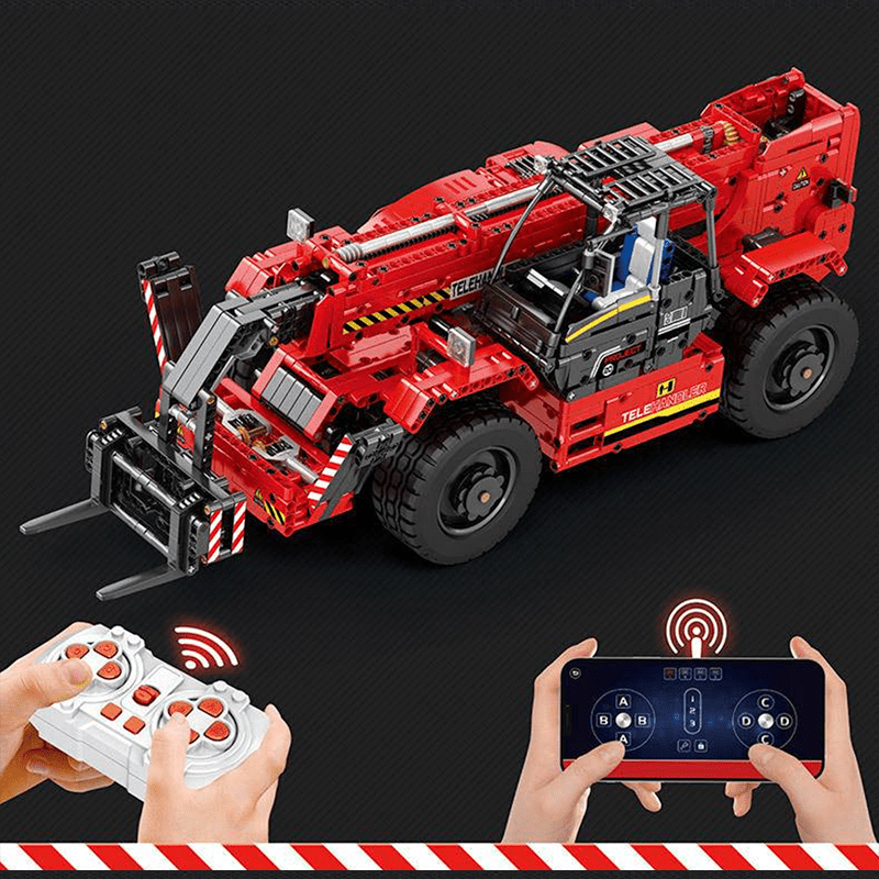 Reobrix 22020 - Telescopic Arm Forklift - vue 3 | Power Blockz