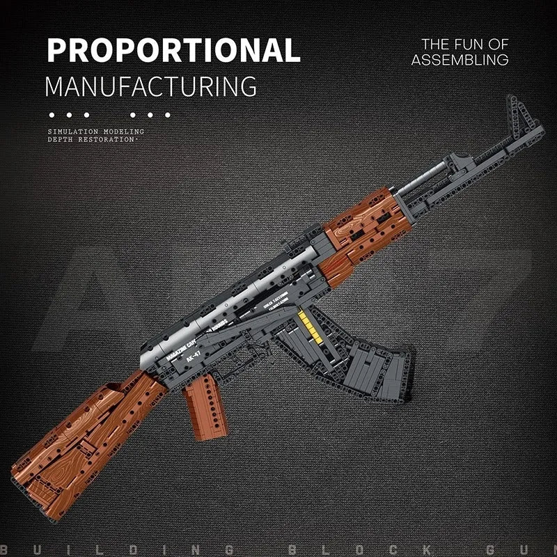 Reobrix 77005 - AK47 V2 - vue 2 | Power Blockz