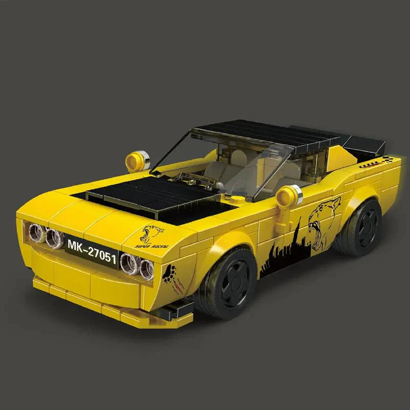 Mould King 27051 - Mini Retro Muscle Coupe - vue 4 | Power Blockz