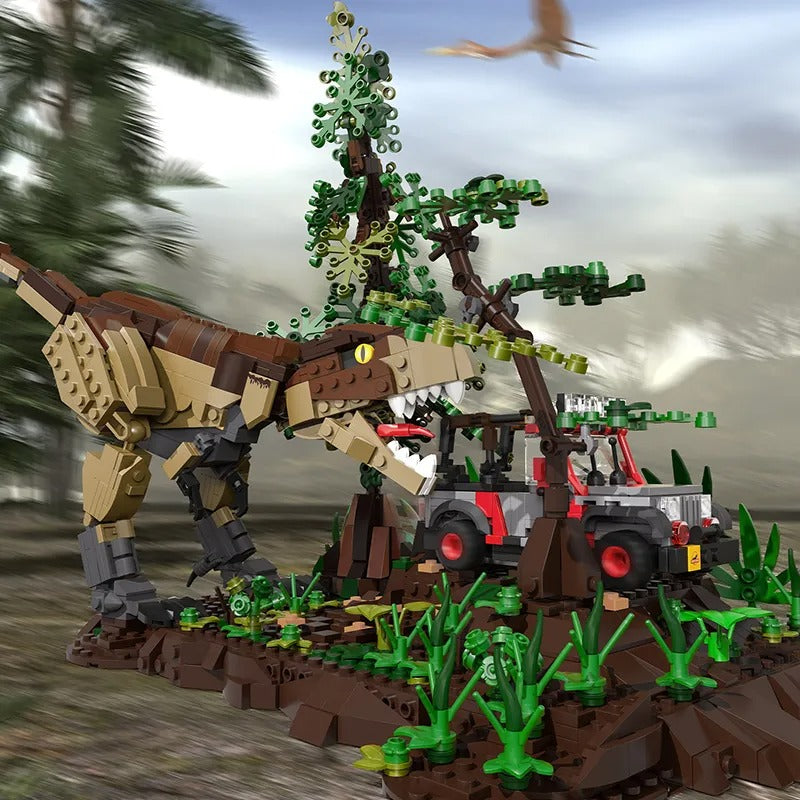 Xbert 66124 - T-Rex Chase - vue 4 | Power Blockz
