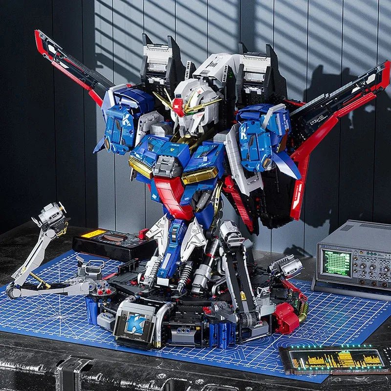 K-BOX V5009 - Transformation Assault Bust Mech Robot Bricks Toy - vue 4 | Power Blockz