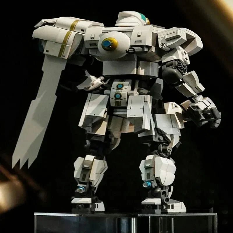 Transformed Super Mecha Arthur Robot Warrior Bricks Toy | 660pcs - Transformed Super Mecha Arthur Robot Warrior Bricks Toy - vue 10 | Power Blockz