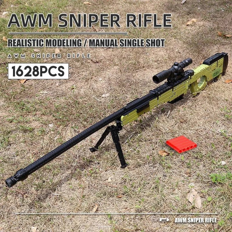Mould King 14010S - Military AWM - vue 8 | Power Blockz