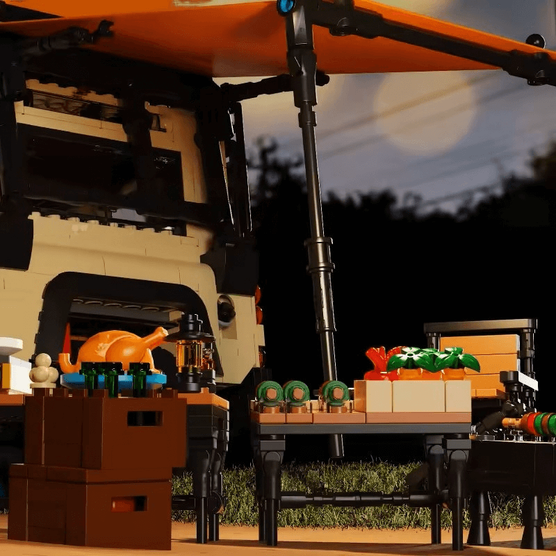NEXUX D8101 - British All-Terrain Defender 4x4 - vue 6 | Power Blockz