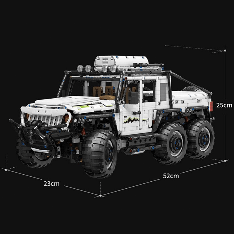 MOYU MY88009 - Static Version - RC 6x6 Trail Truck - vue 8 | Power Blockz