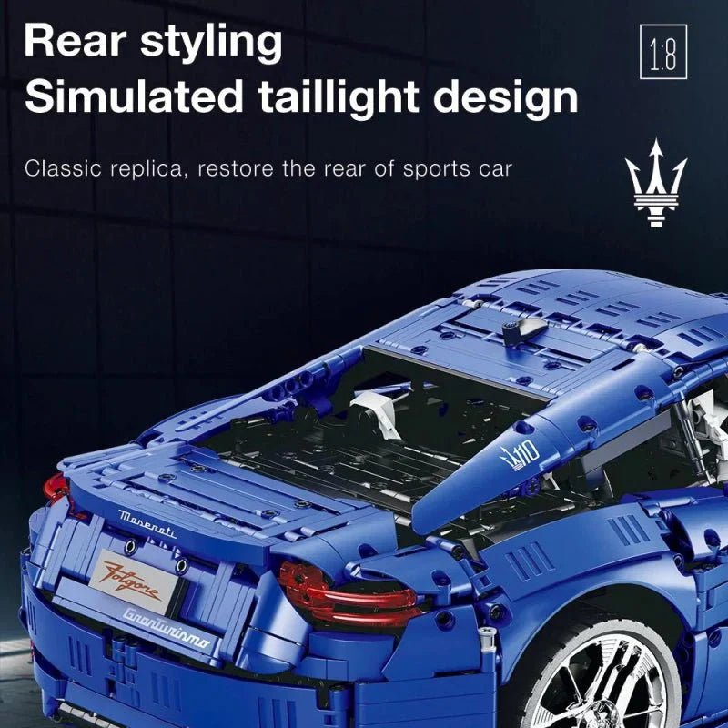 Reobrix 11010 - Maserati GranTurismo Blue Edition - vue 9 | Power Blockz