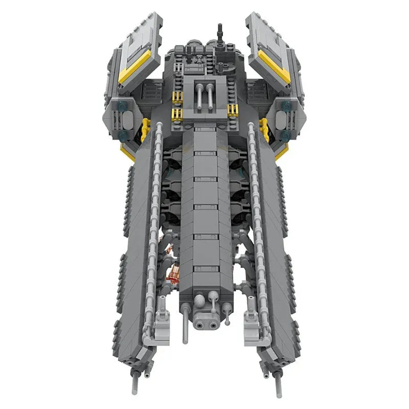 Gobricks MOC 176829 - Helldivers 2 Super Destroyer - vue 7 | Power Blockz
