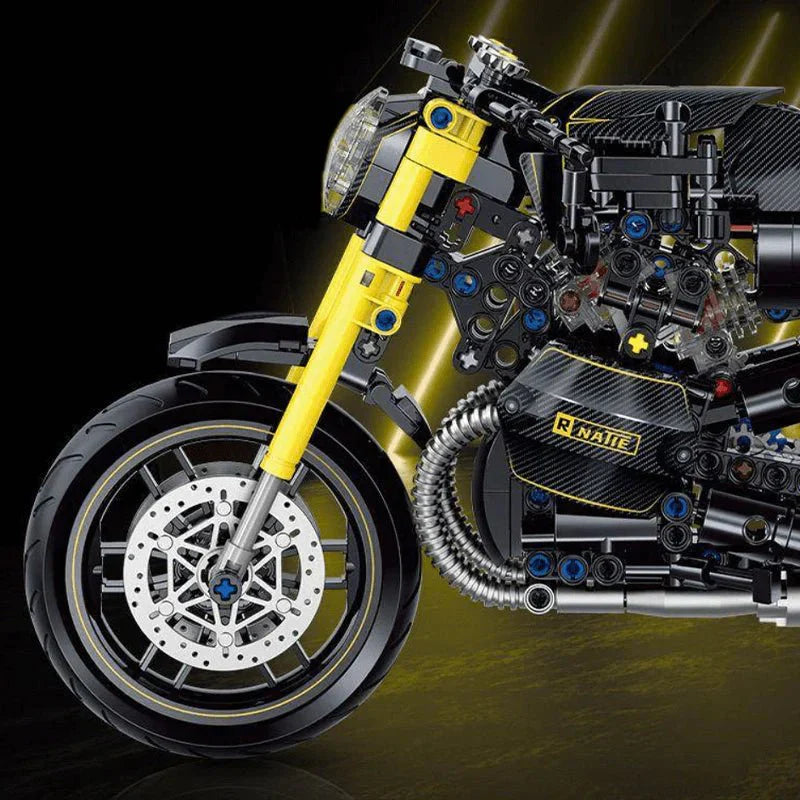 Power Blockz 60515 - Retro Cafe Racer Concept - vue 7 | Power Blockz