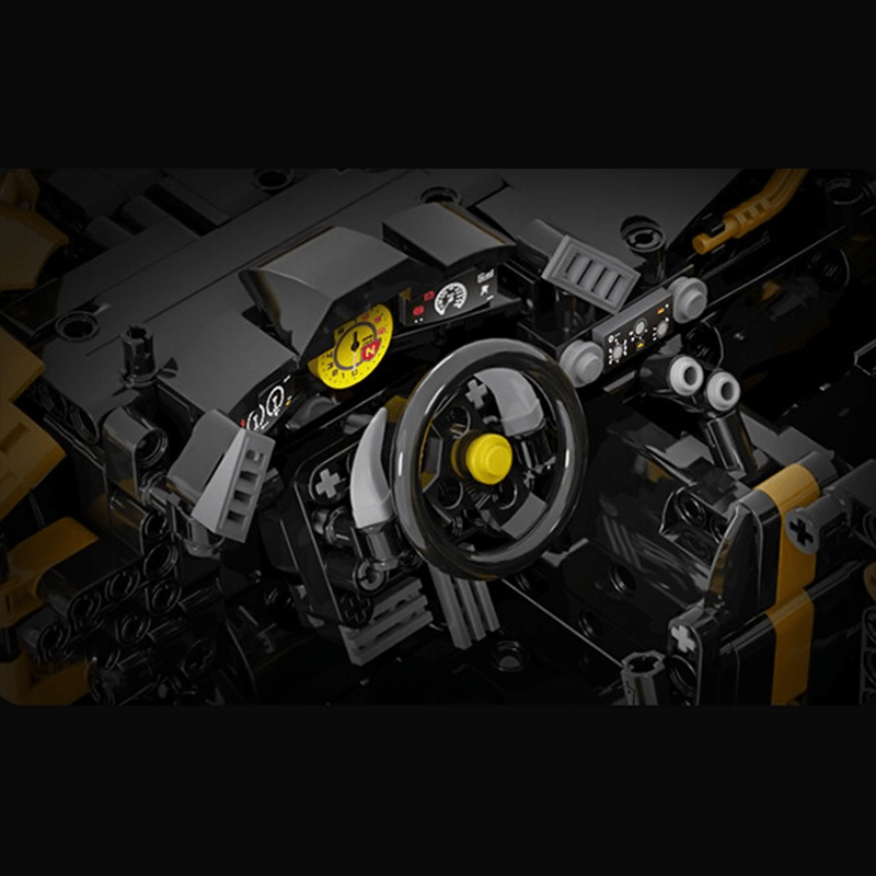 CaDa C61057W - V8 F488 Italian Track Supercar Yellow - vue 2 | Power Blockz