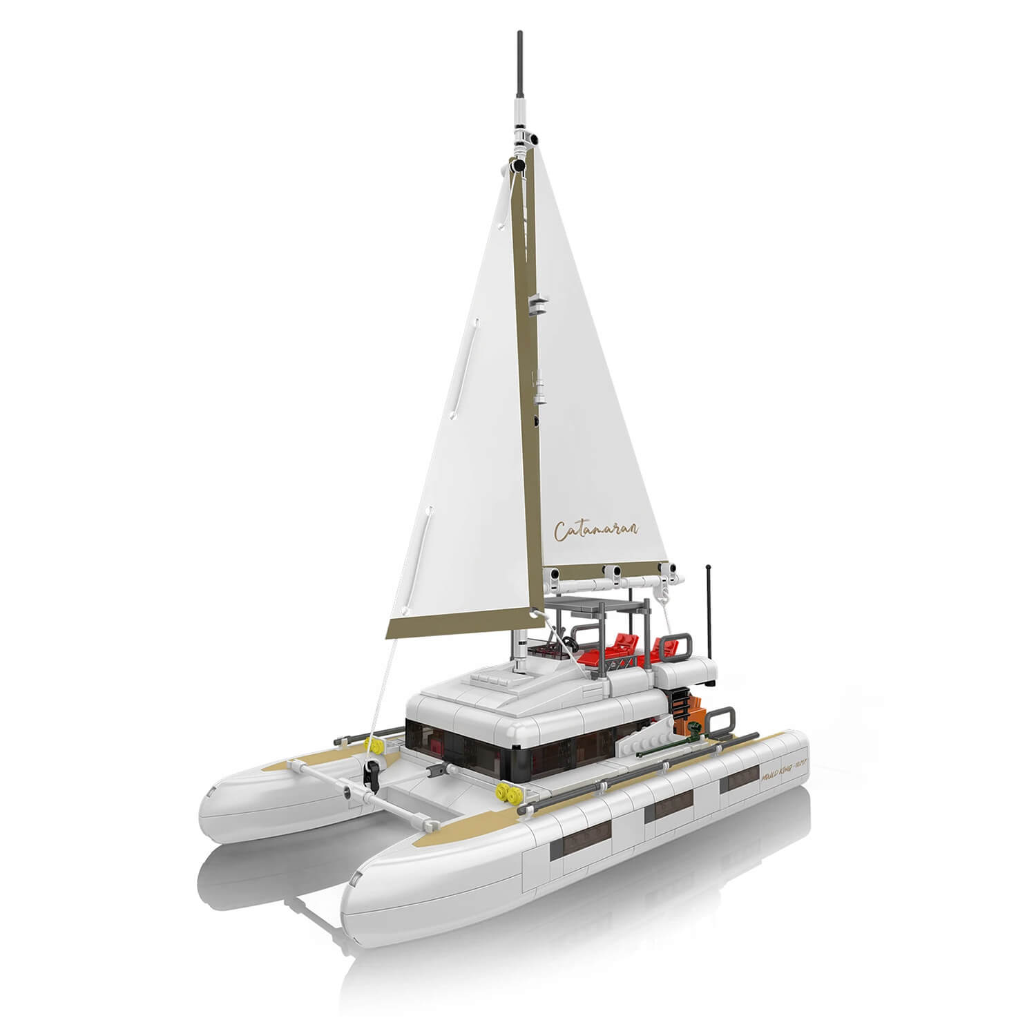 Mould King 10217 - Luxury Catamaran Yacht | Power Blockz