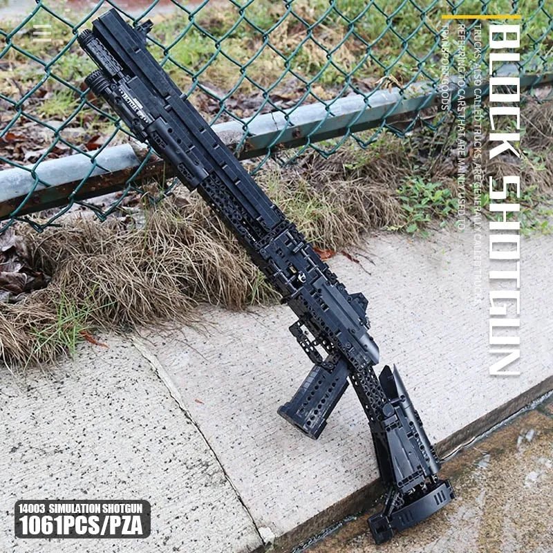Mould King 14003 - M4 Super 90 Shot - vue 3 | Power Blockz
