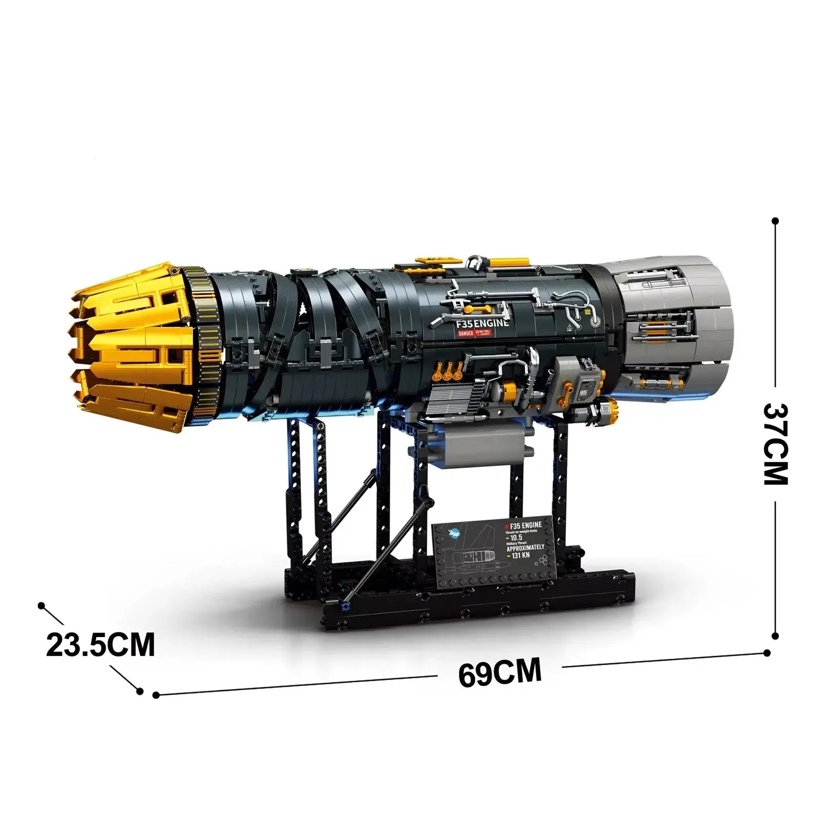 Reobrix 33014 - Motorised F35 Turbine Engine - vue 9 | Power Blockz