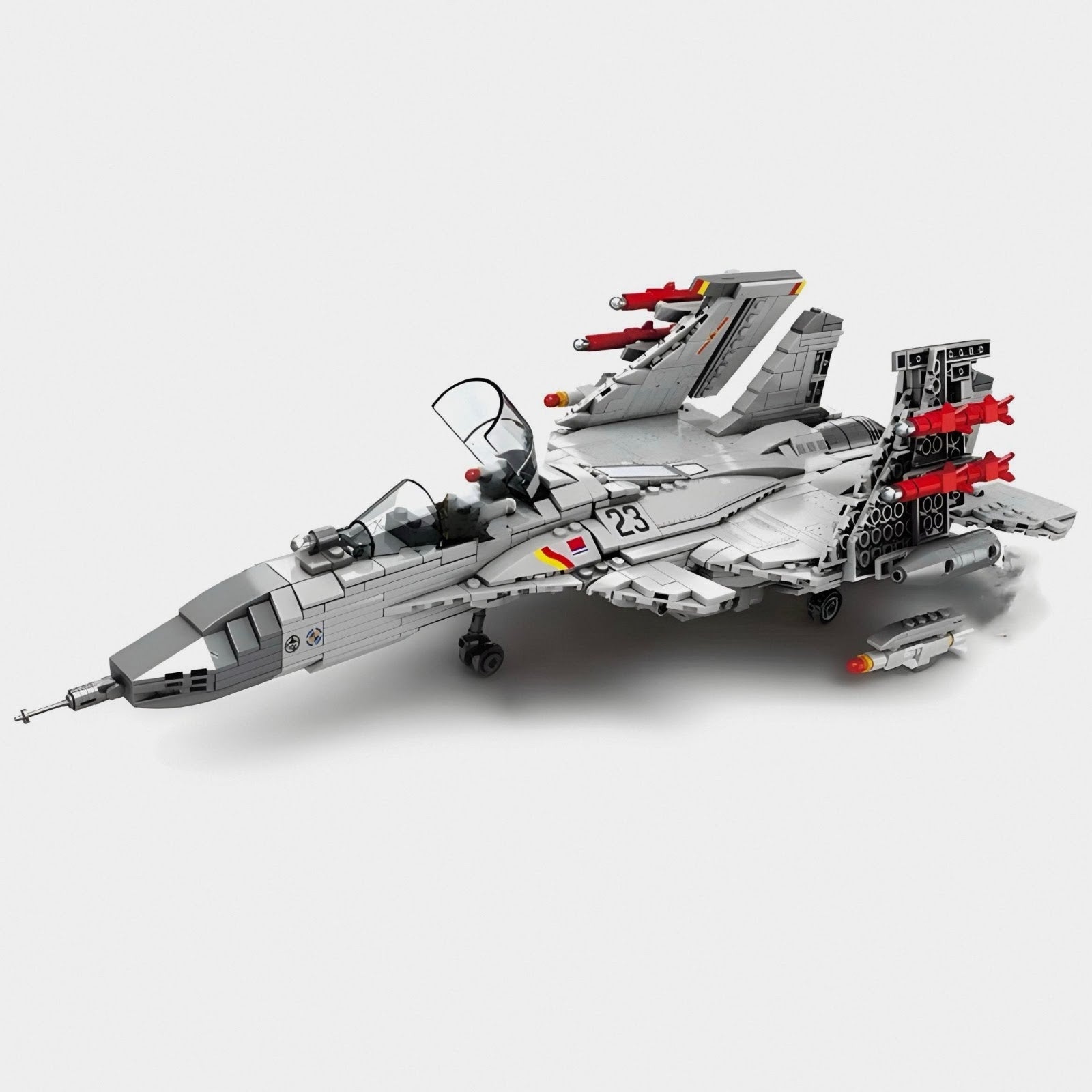 Reobrix 33023 - J-15 Fighter Aircraft - vue 2 | Power Blockz