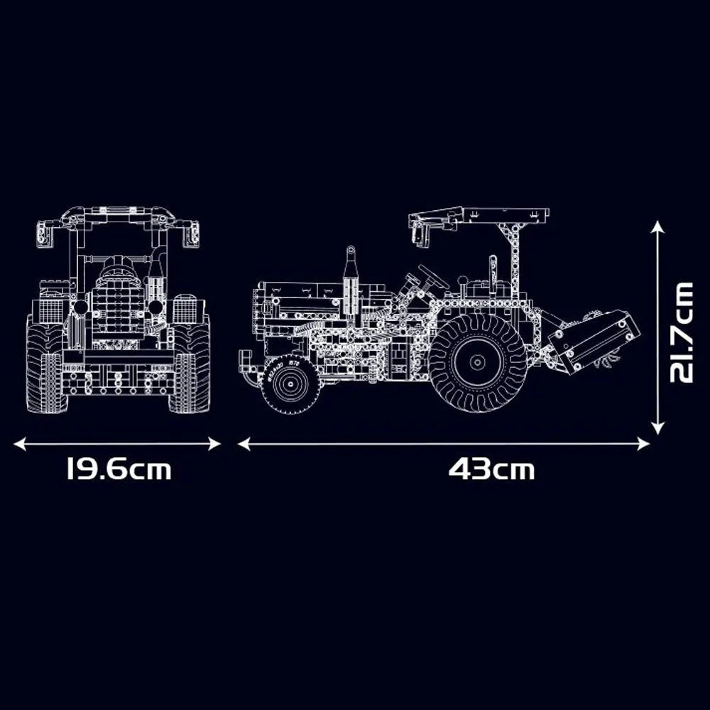 Modern Farm Tractor - vue 2