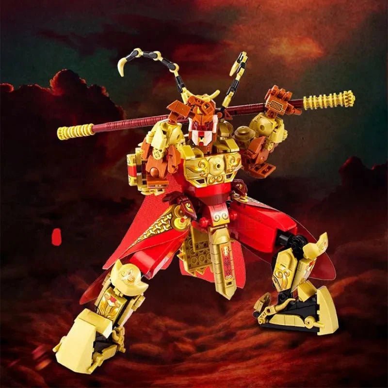 Transformers Monkey King Warrior Mecha | 615pcs - Transformers Monkey King Warrior Mecha - vue 7 | Power Blockz