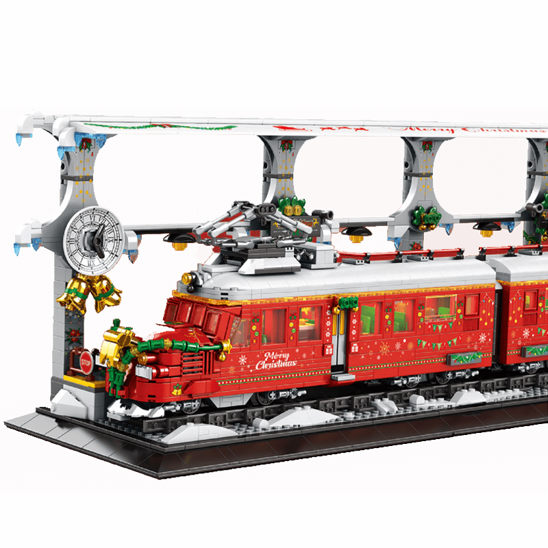 Reobrix 66034 - Christmas Train Set - vue 2 | Power Blockz