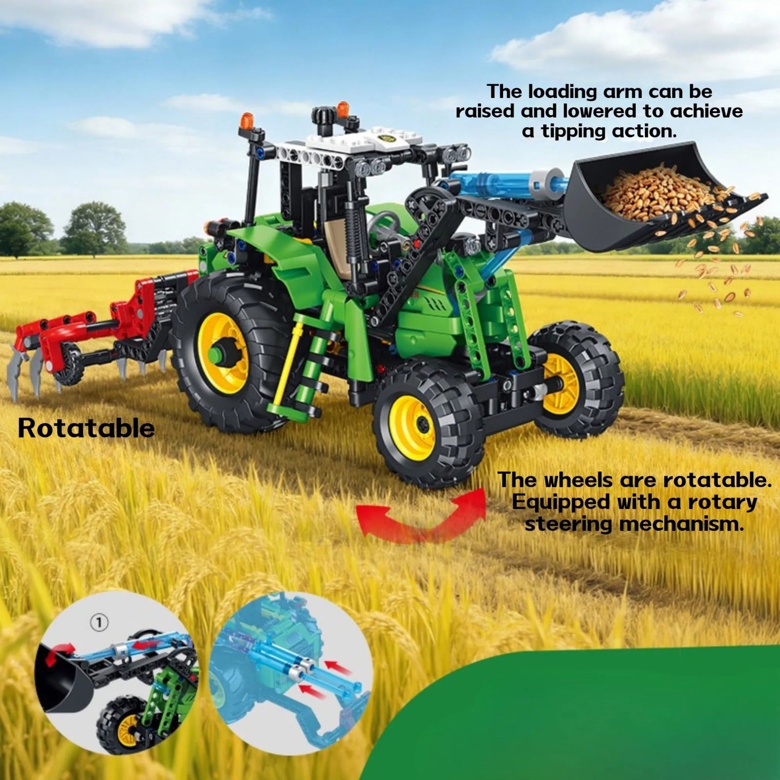 Forange FC9211 - Farm Loader - vue 2 | Power Blockz