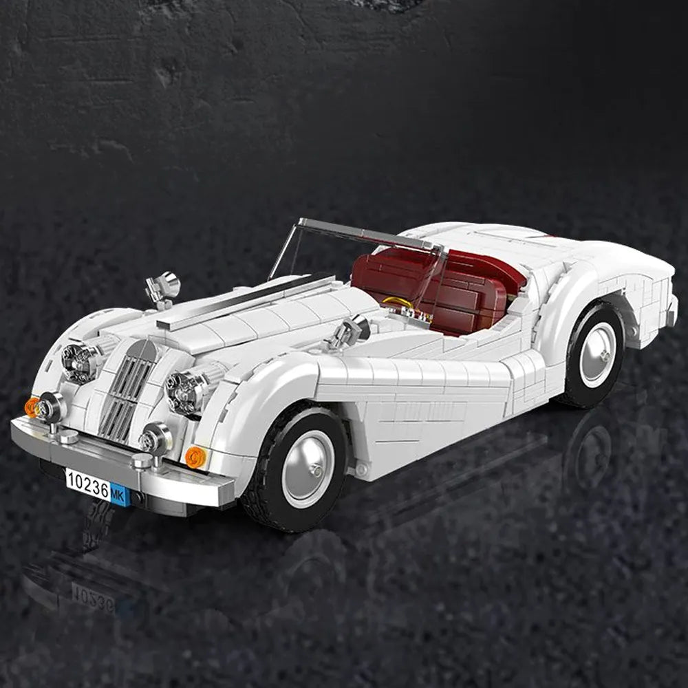 Mould King 10236 - 1960s 4/4 British Roadster - vue 3 | Power Blockz