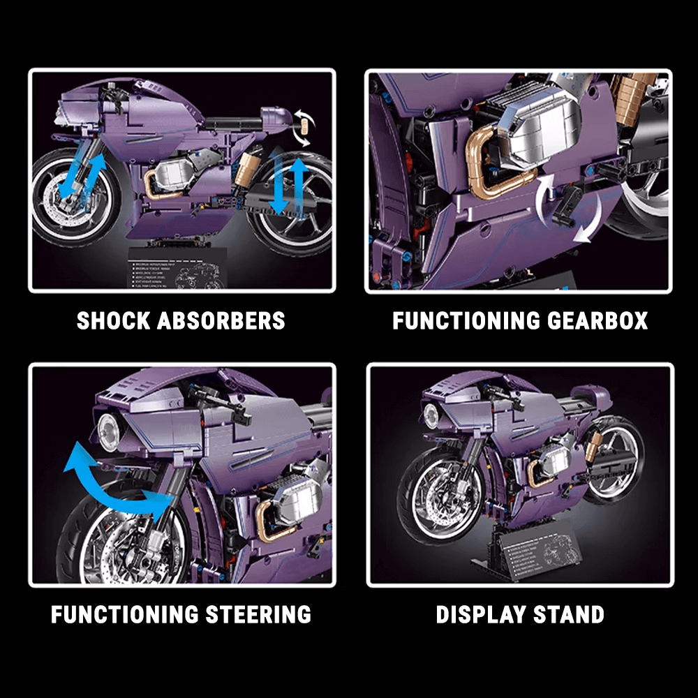 TGL T4056 - Futuristic Boxer Concept Roadster - vue 7 | Power Blockz