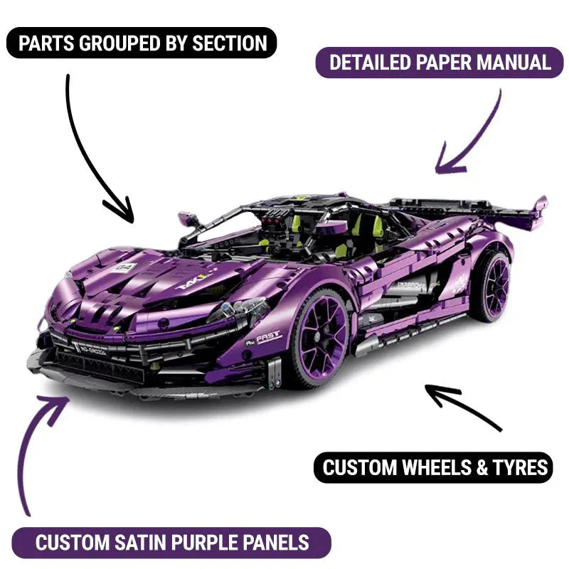 Guly 10617 - Satin Purple P1 GTR - vue 7 | Power Blockz
