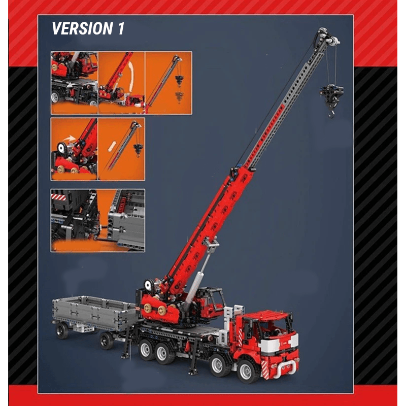 Decool 22003 - RC Mobile Crane - vue 4 | Power Blockz