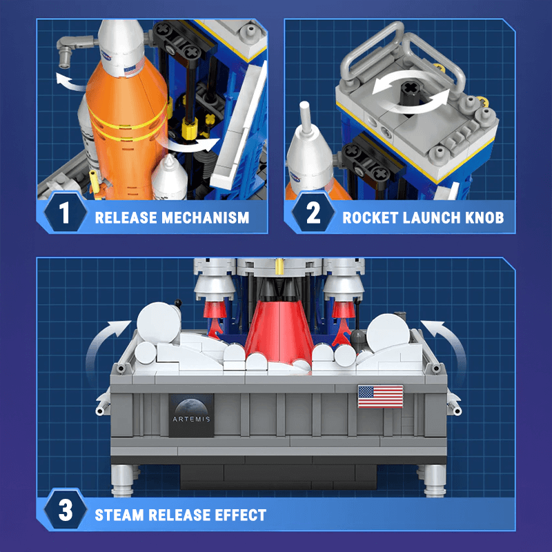 SLS Artemis Space Rocket - vue 6