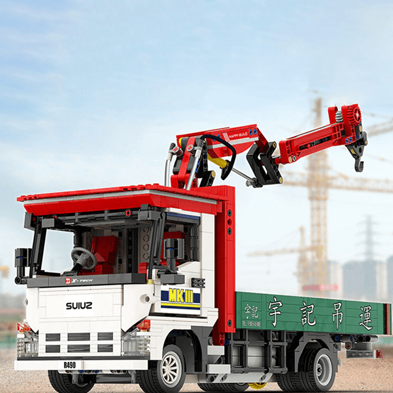 YC-GC007 - Truck With Crane Remote Control - vue 5 | Power Blockz