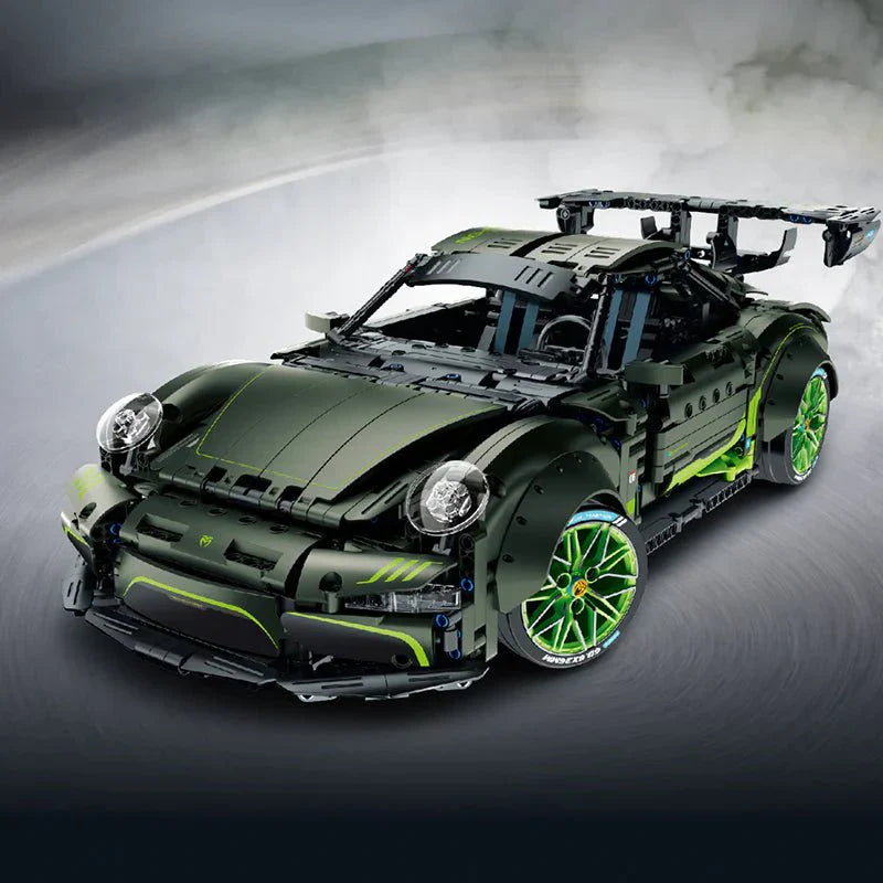 IM-Master 9806 - Static Version - Widebody 911 Retro Sport Coupe Green - vue 6 | Power Blockz