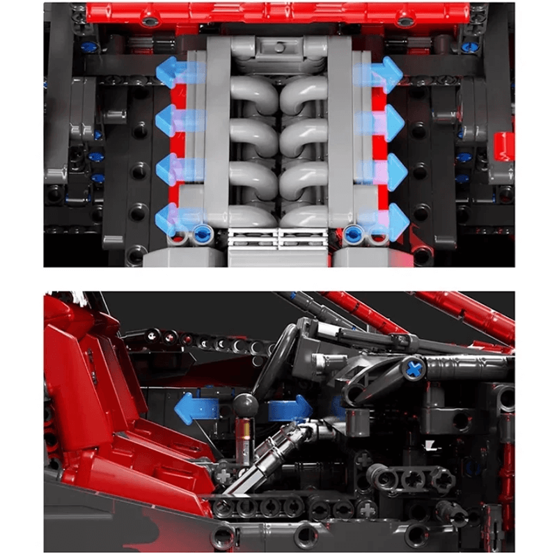 CBOX JD017 - Twin-Turbo F40 Supercar Icon - vue 3 | Power Blockz