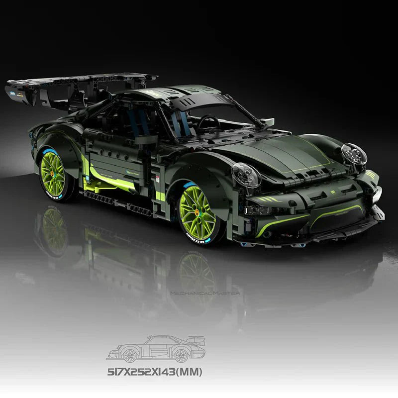 IM-Master 9806 - Static Version - Widebody 911 Retro Sport Coupe Green - vue 8 | Power Blockz