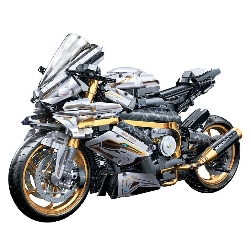 Toylinx 8805 - Gold Cyberpunk Superbike | Power Blockz