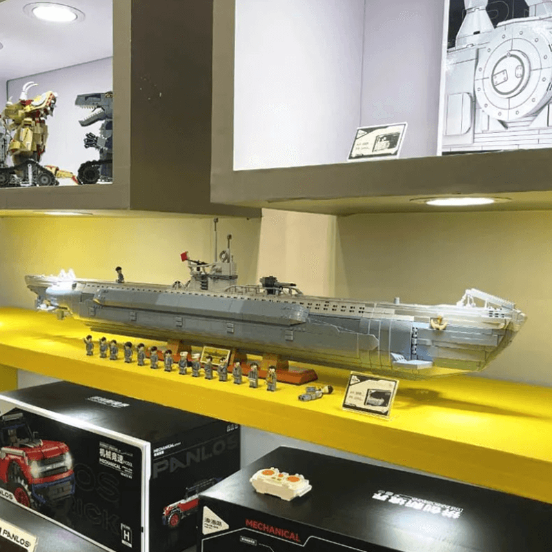 Panlos 628011 - VIIC U-552 Submarine - vue 7 | Power Blockz