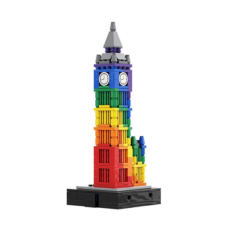 Power Blockz MOC-133916 - Colorful Big Ben II | Power Blockz