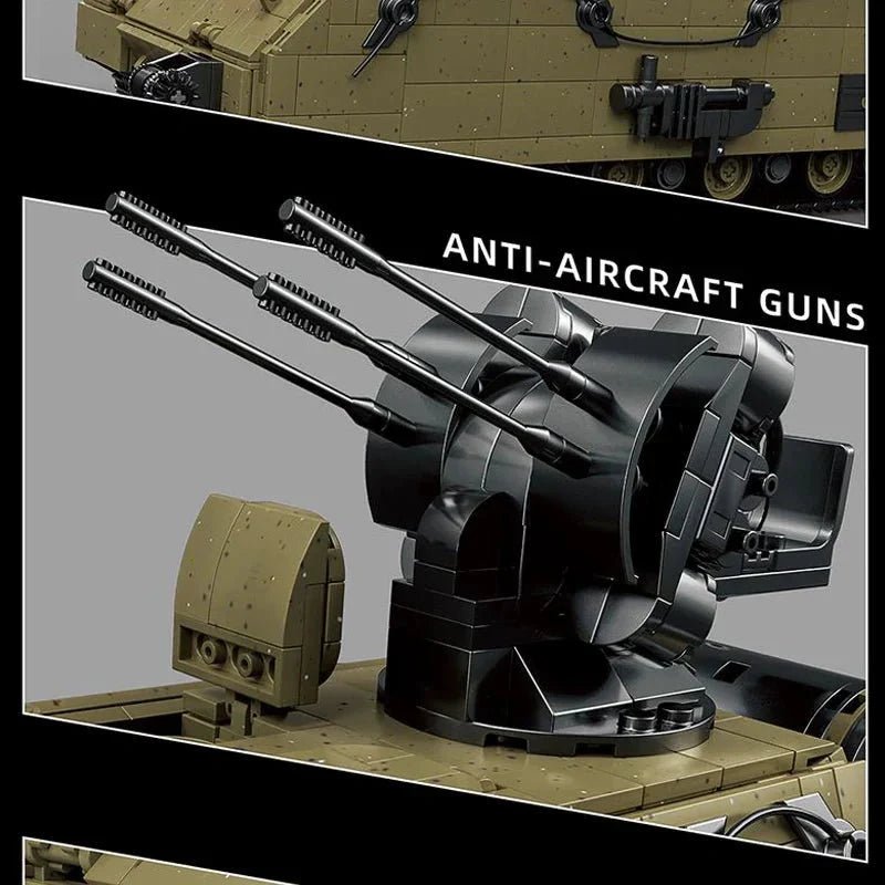 12GO 98001 - Panzer VIII Maus Tank Military - vue 3 | Power Blockz