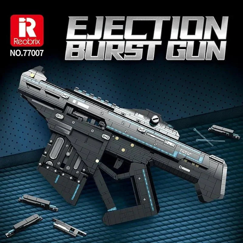 Reobrix 77007 - Military Motorized Burst SMG - vue 2 | Power Blockz