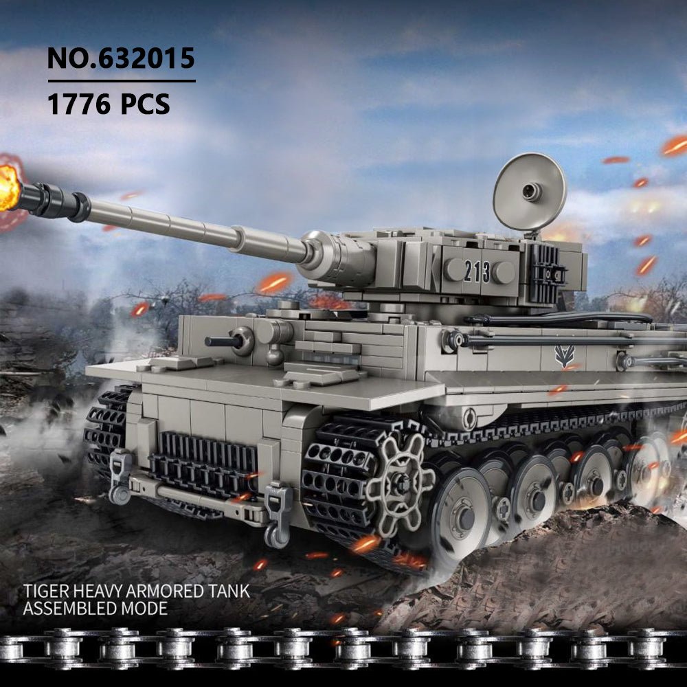 CaDa C61071 - Tiger Heavy Tank - vue 7 | Power Blockz