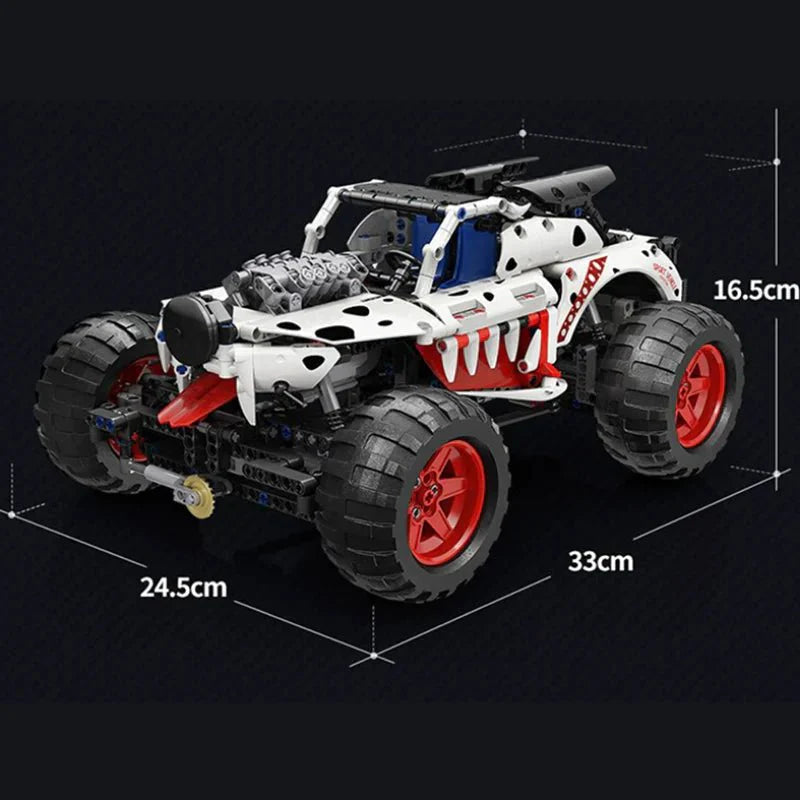 MOYU MY88006 - Dalmatian Monster Truck - vue 3 | Power Blockz