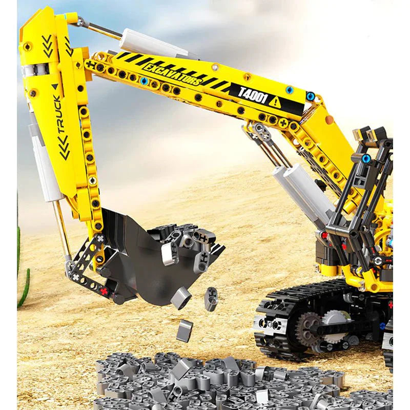 Mould King 13112 - RC Heavy-Duty Excavator - vue 2 | Power Blockz