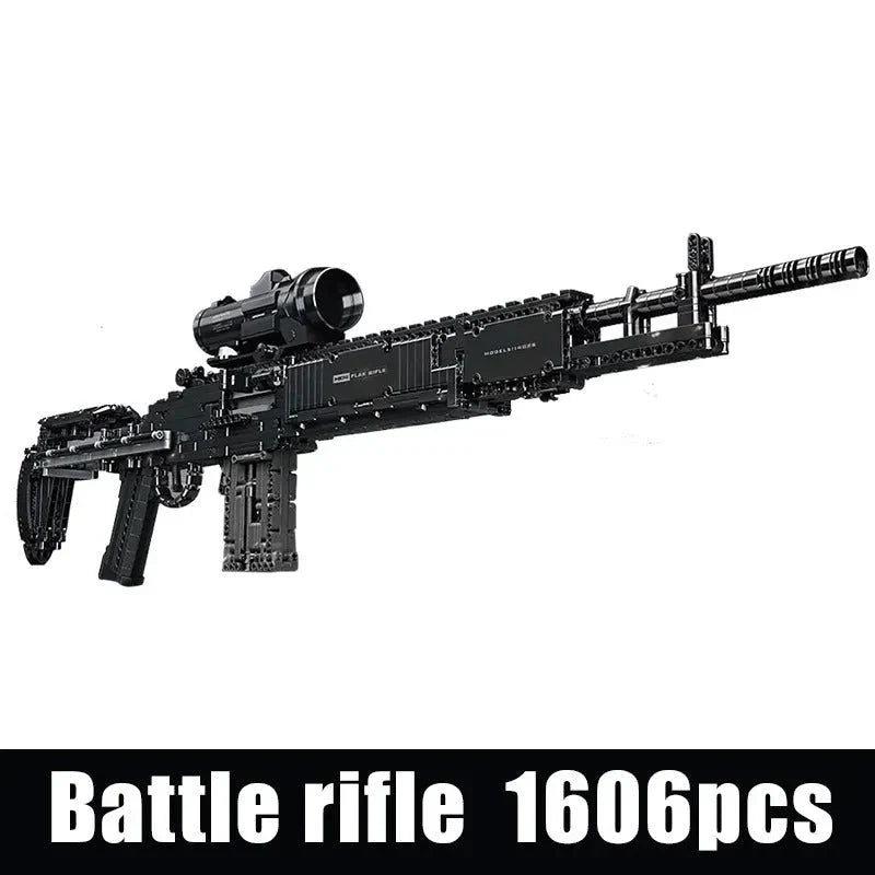 Mould King 14026 - Military MK14 Battle - vue 4 | Power Blockz