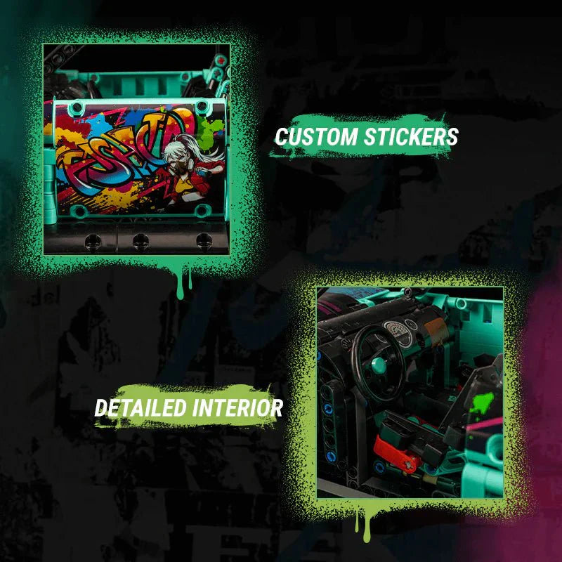 KBOX 10505 - Hellaflush Cooper Graffiti Compact - vue 5 | Power Blockz