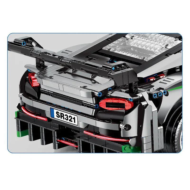 Sembo 701138 - Static Version - GT3 Continental Endurance Racer - vue 9 | Power Blockz